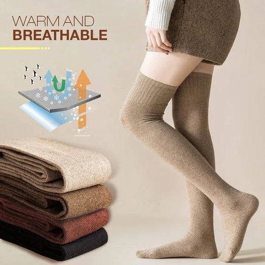 Woolen Long Socks Black Color (Imported)