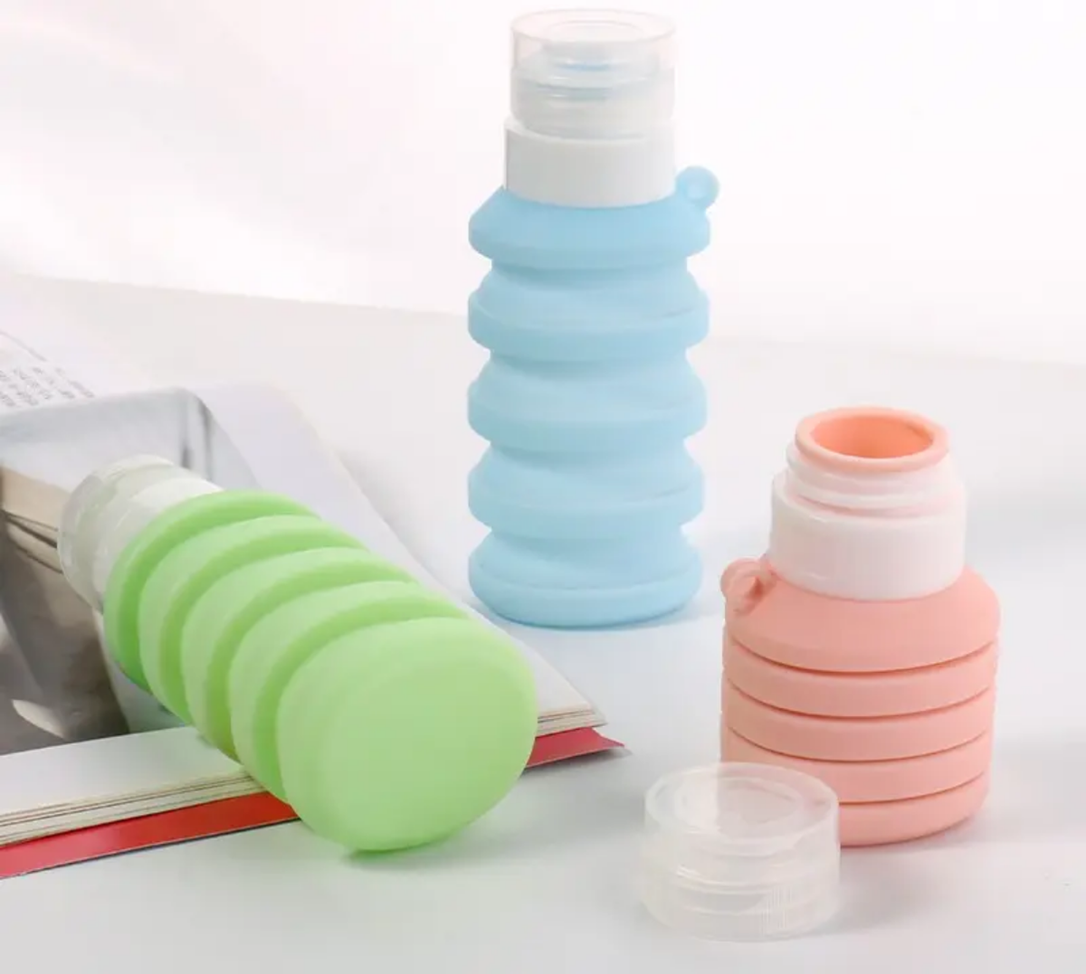 Travel Silicon Shampoo Bottle (Imported)