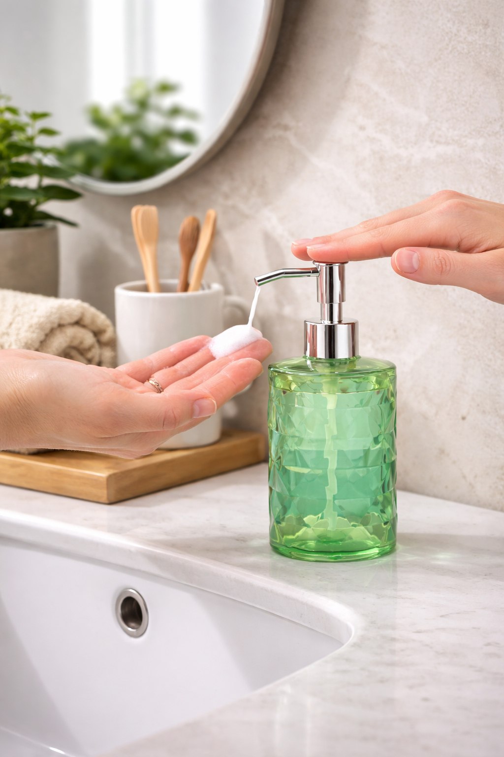 Premium Sparkle Liquid Soap Dispenser