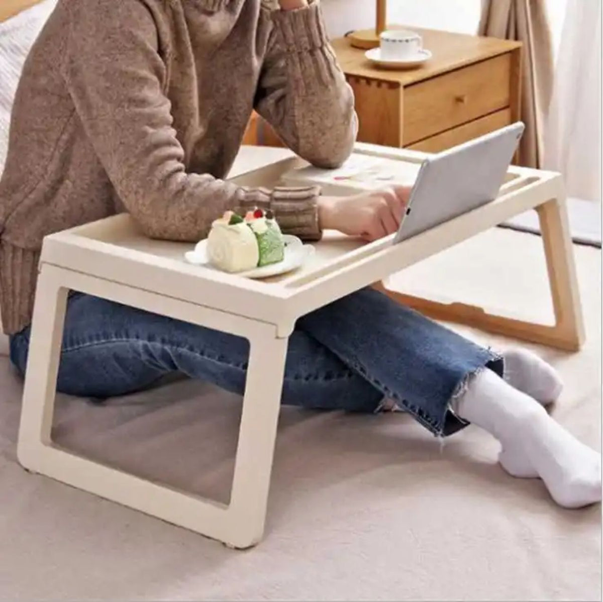 MULTI PURPOSE BED TABLE (PLASTIC) BLACK COLOUR ONLY