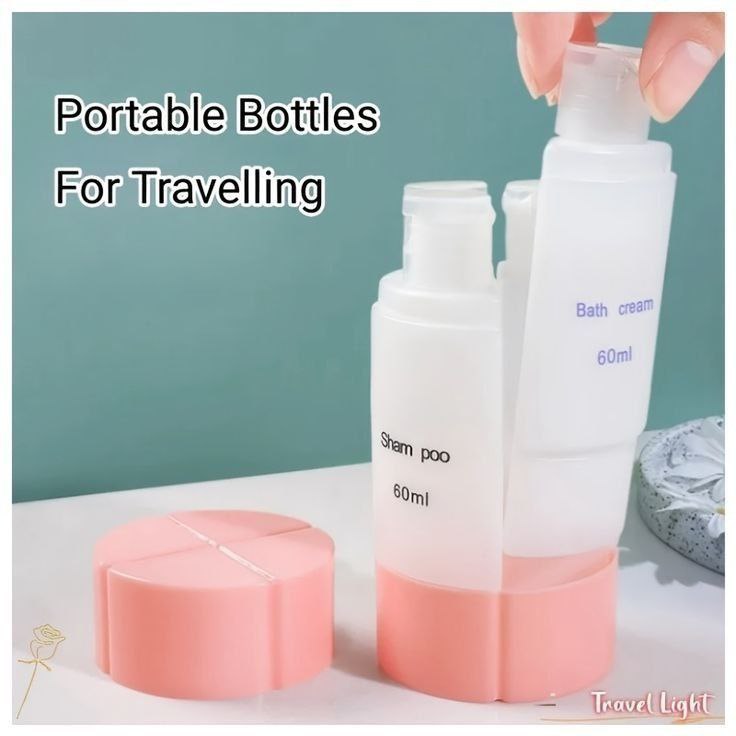 4in1 Travel Portable Shampoo Bottle (Imported)