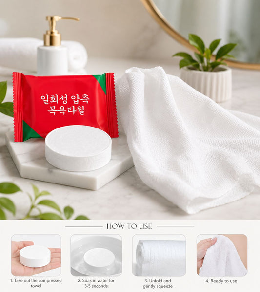 Travel Compressed Towel Tablet (Imported)