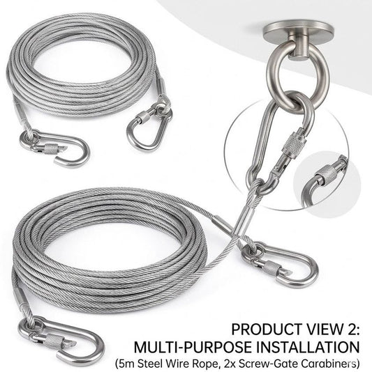 10M Stainless Steel Rope (Imported)