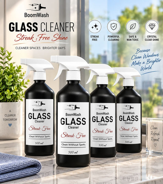 Boom wash Glass Cleaning Liquid Spray